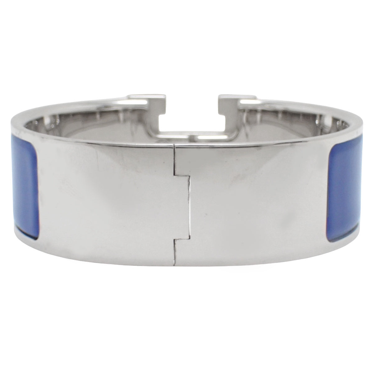 Click-Clack H Metal Enamel Bracelet