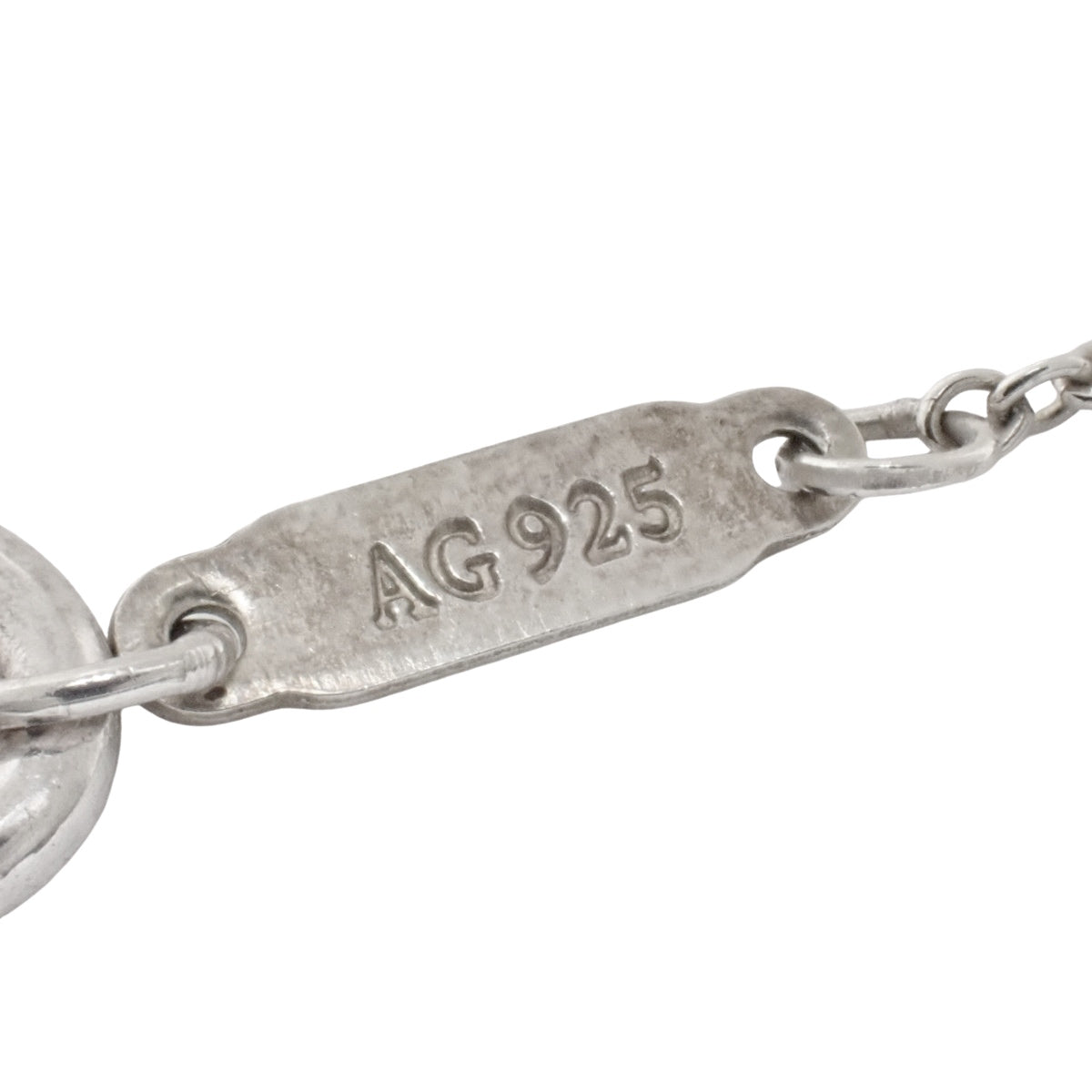 ピンク ダブル ハート タグ ペンダント シルバー SV925