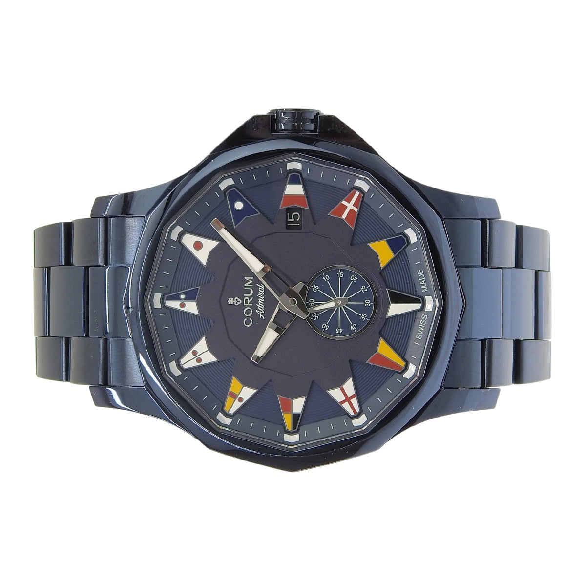 アドミラル レジェンド42 395.103.98 SS ブルー 自動巻き メンズ