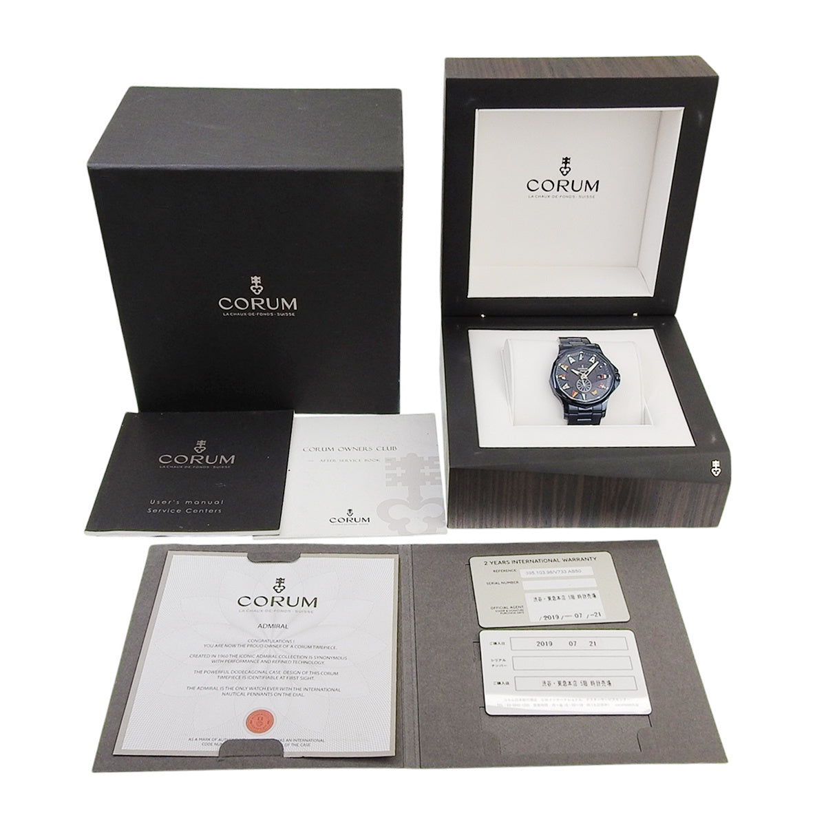 アドミラル レジェンド42 395.103.98 SS ブルー 自動巻き メンズ