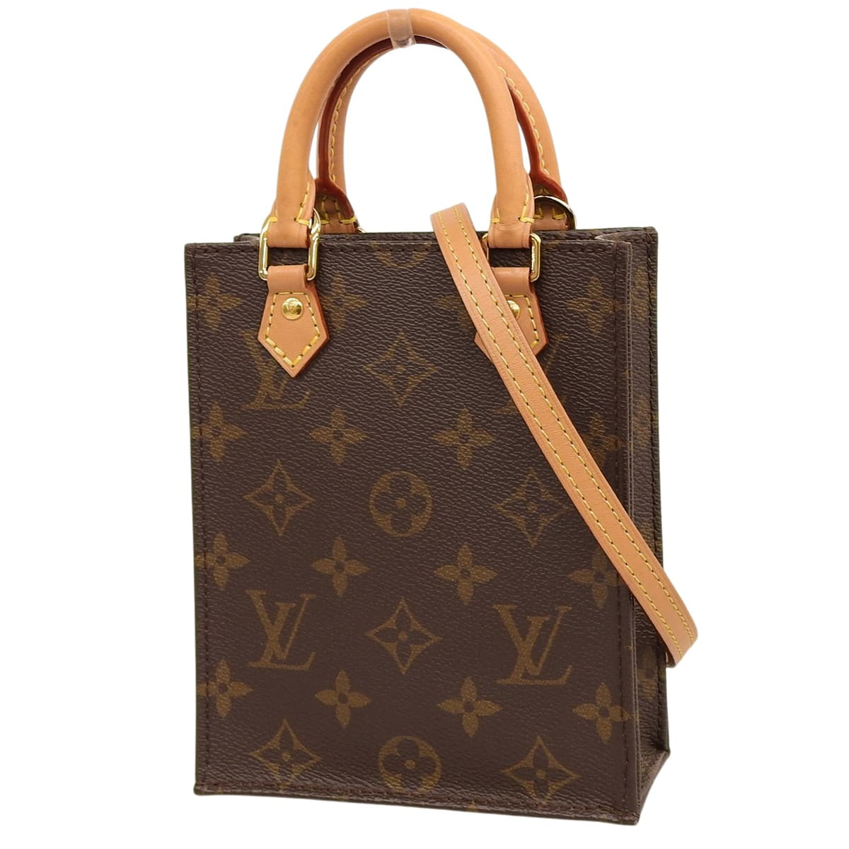 モノグラム プティット・サックプラ ブラウン M81295