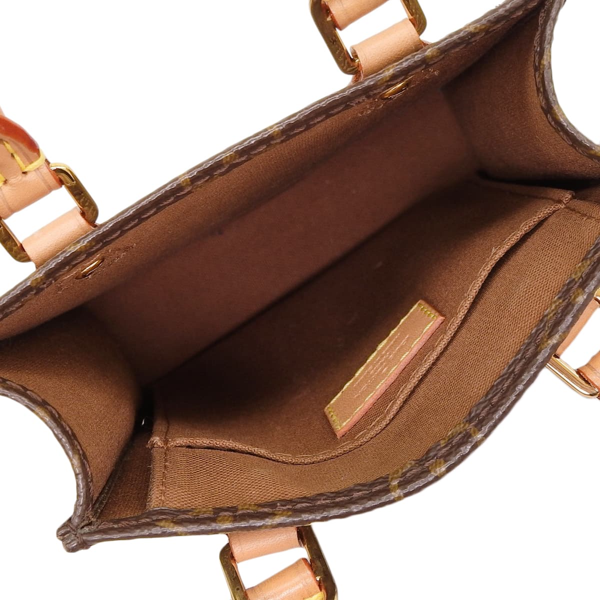 Monogram Petite Sac Plat Brown M81295