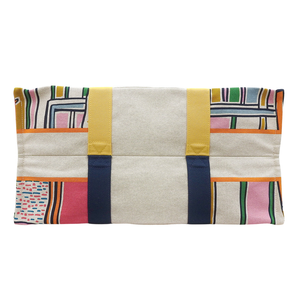 ビーチバッグ 砂漠の見える部屋 コットンキャンバス ウートルメール バブル・ガム ジョーヌ・ドール