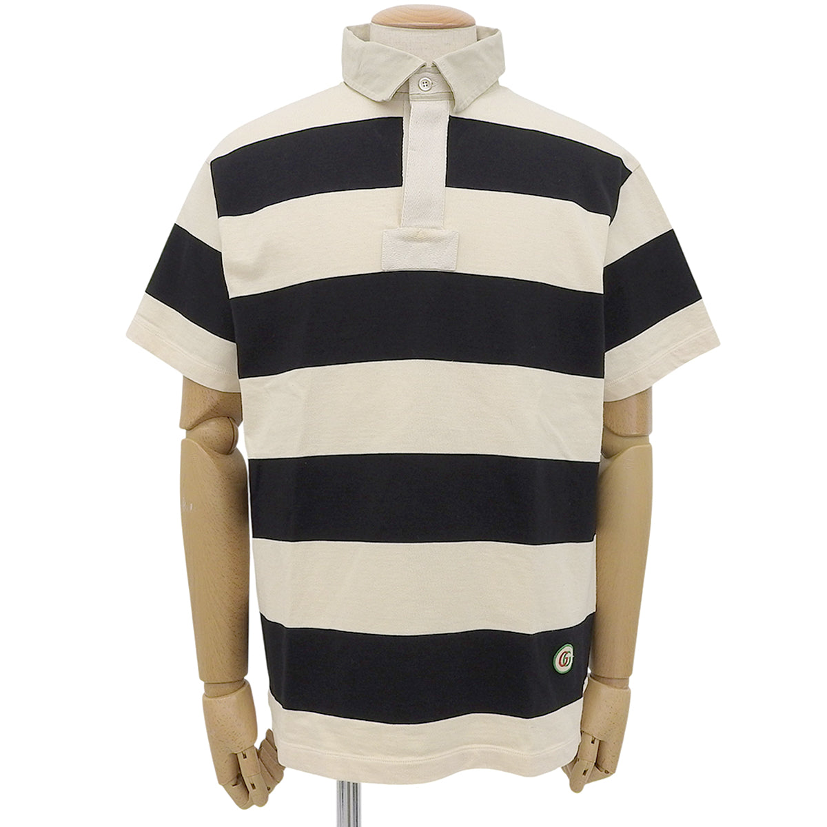 GGロゴワッペン ボーダー ポロシャツ XL