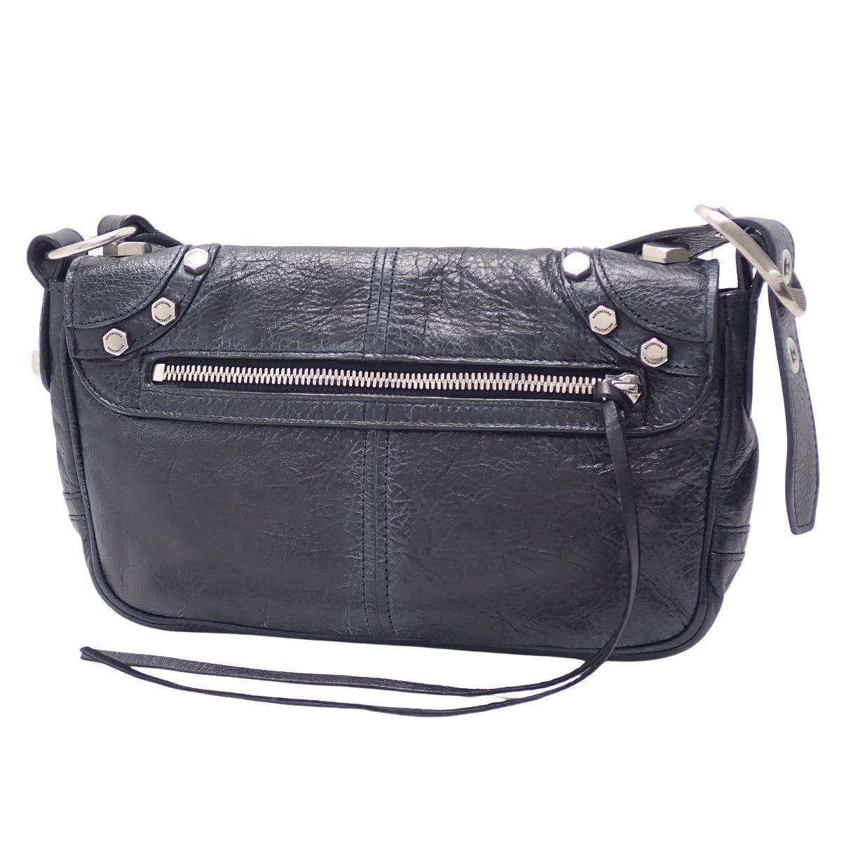 Luca Gold Flap Bag XS Lambskin Gray 719082