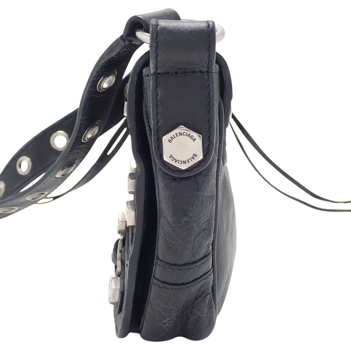 ルカゴールフラップバッグXS ラムスキン グレー 719082