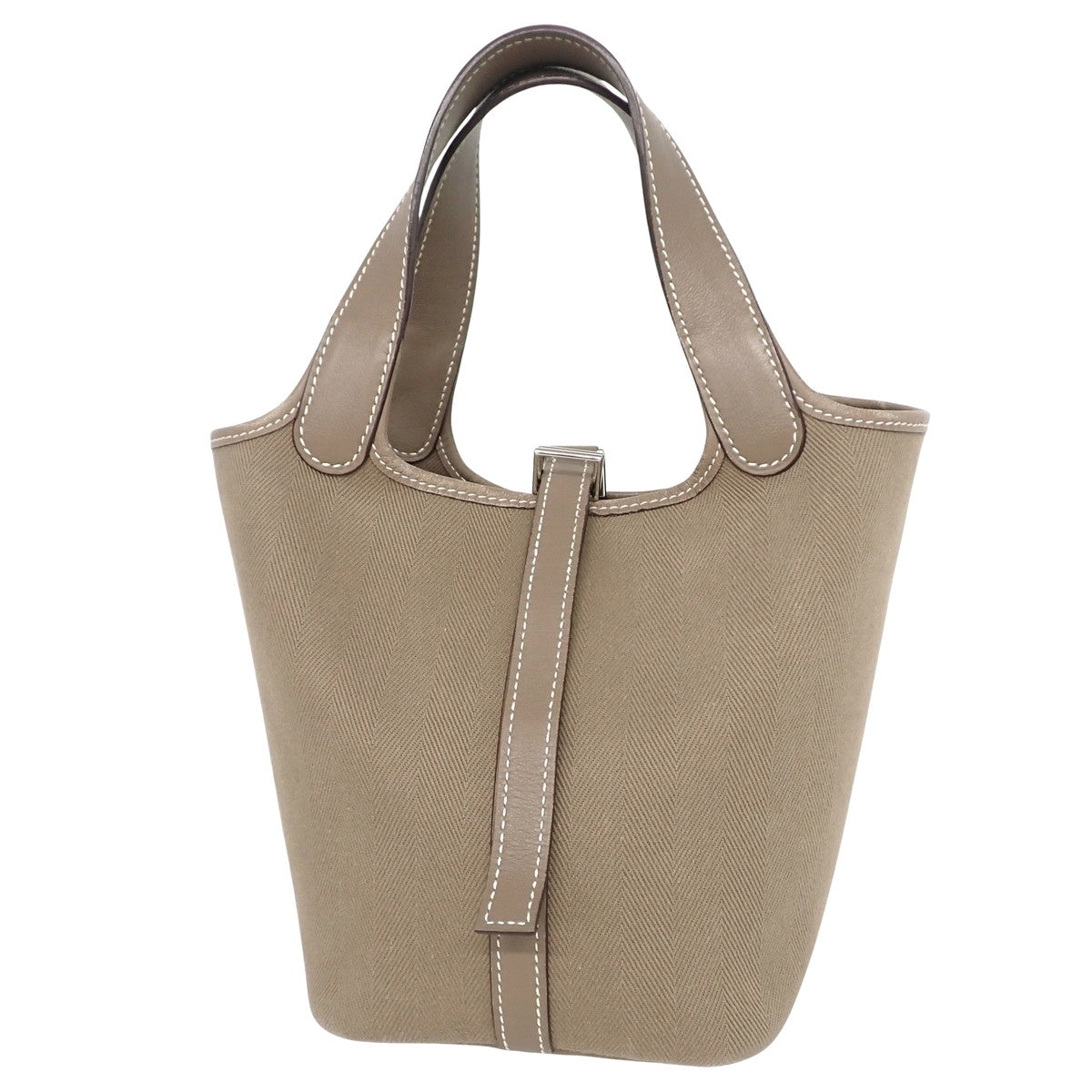 ピコタンPM トワルシェブロン ヴォースイフト エトゥープ/エトープ シルバー金具 □J刻印