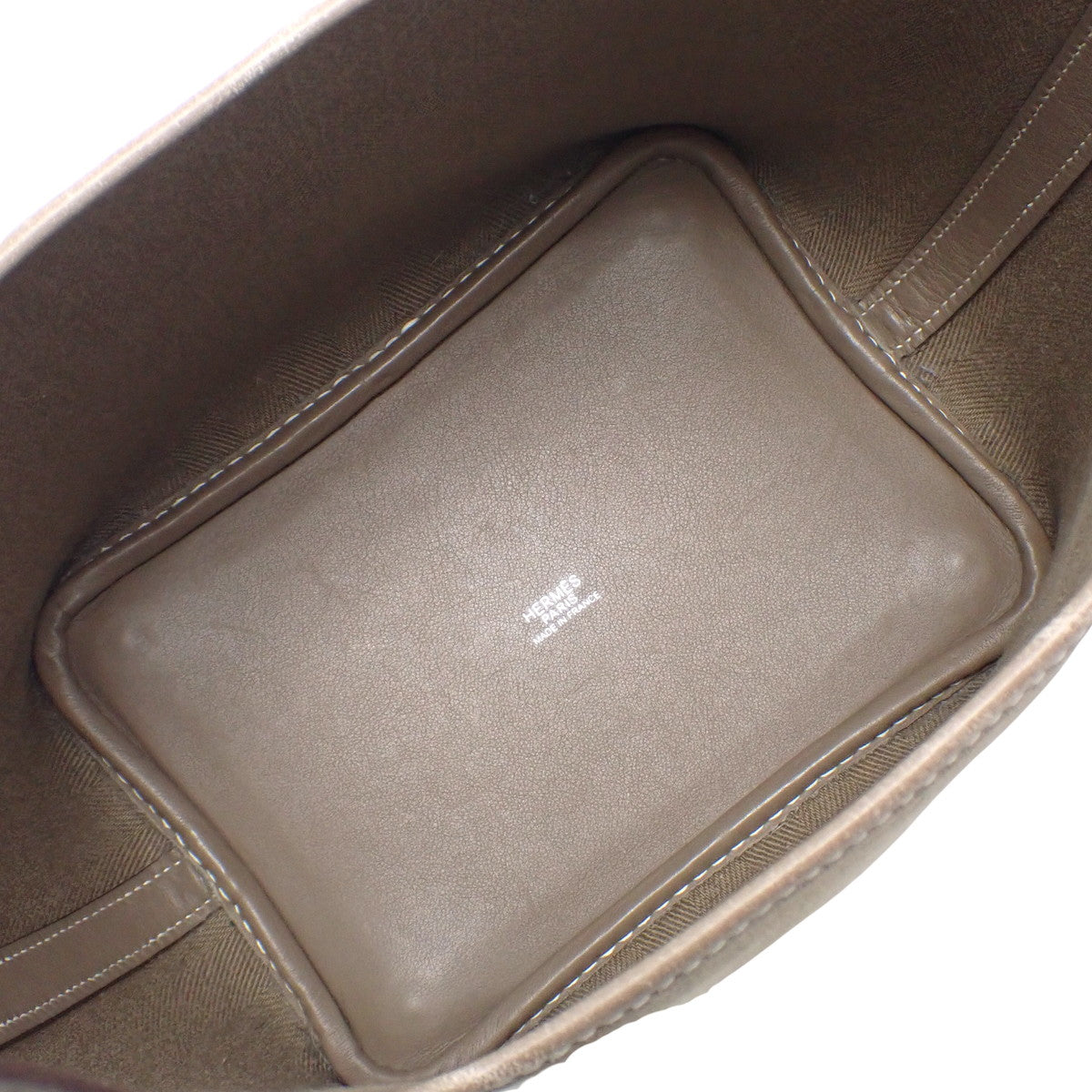 ピコタンPM トワルシェブロン ヴォースイフト エトゥープ/エトープ シルバー金具 □J刻印