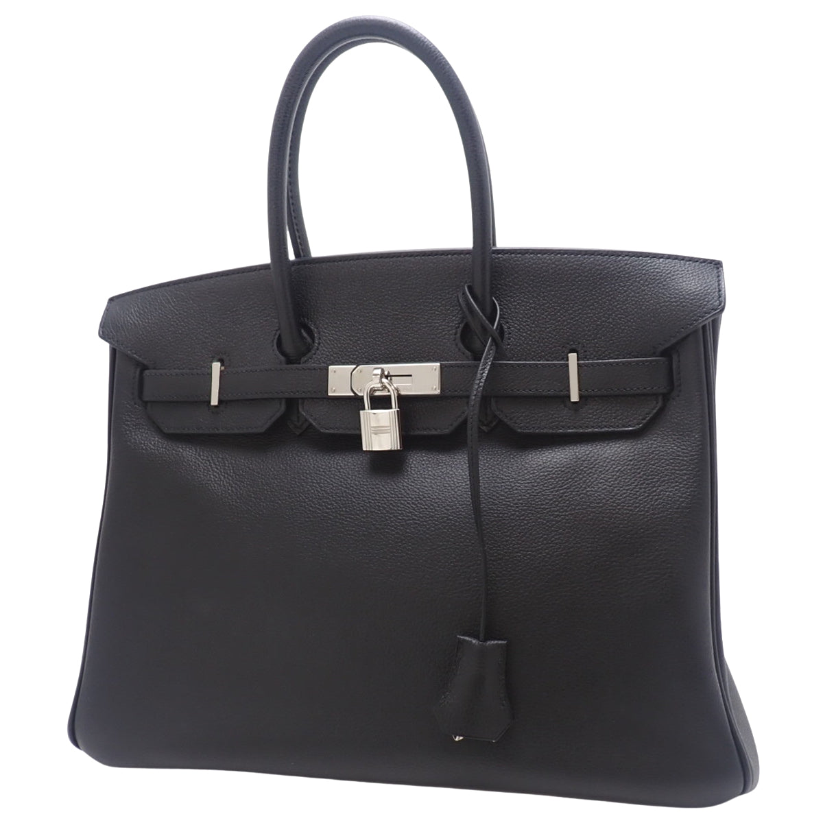 バーキン35 ヴァッシュリエジェ ブラック シルバー金具 □N刻印