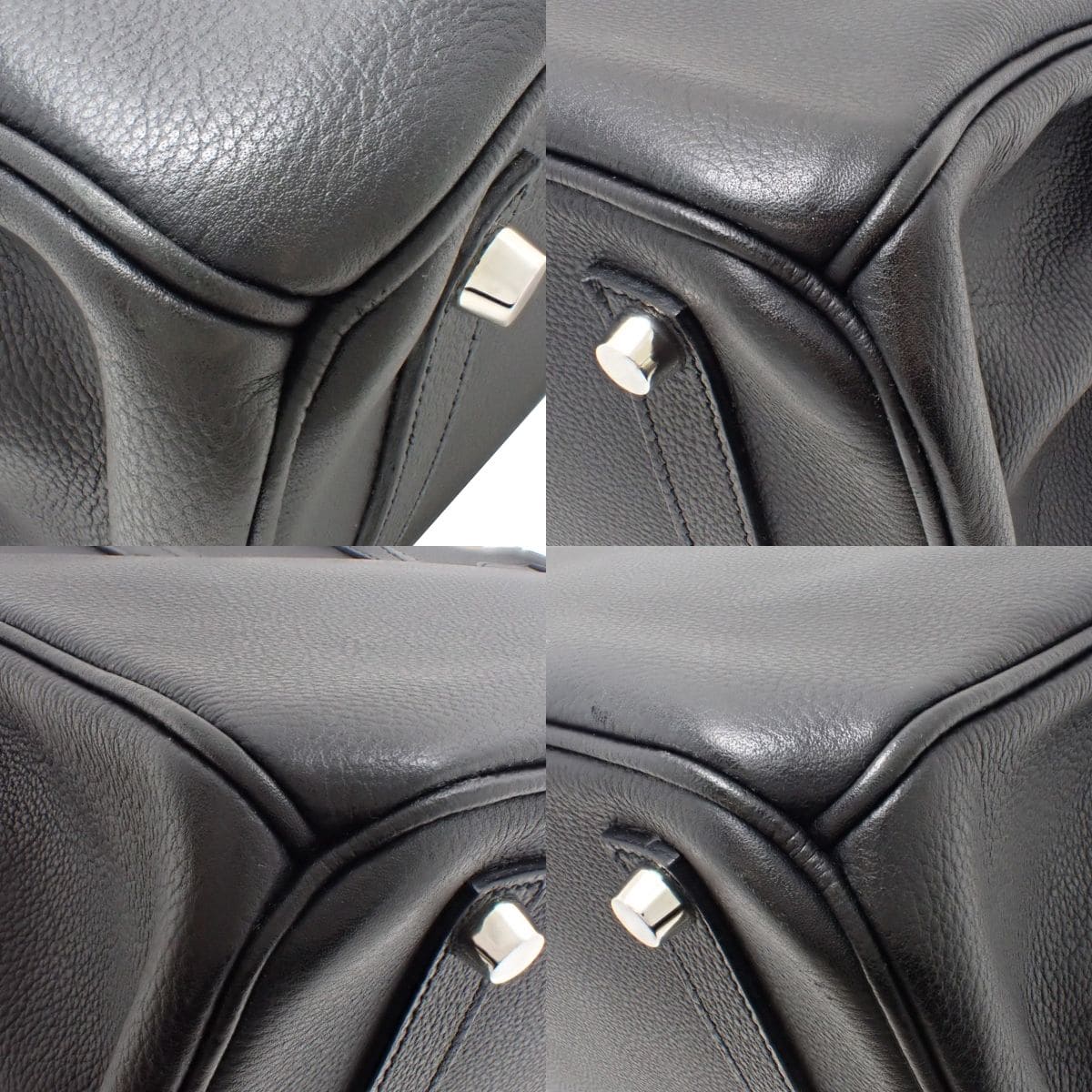 バーキン35 ヴァッシュリエジェ ブラック シルバー金具 □N刻印