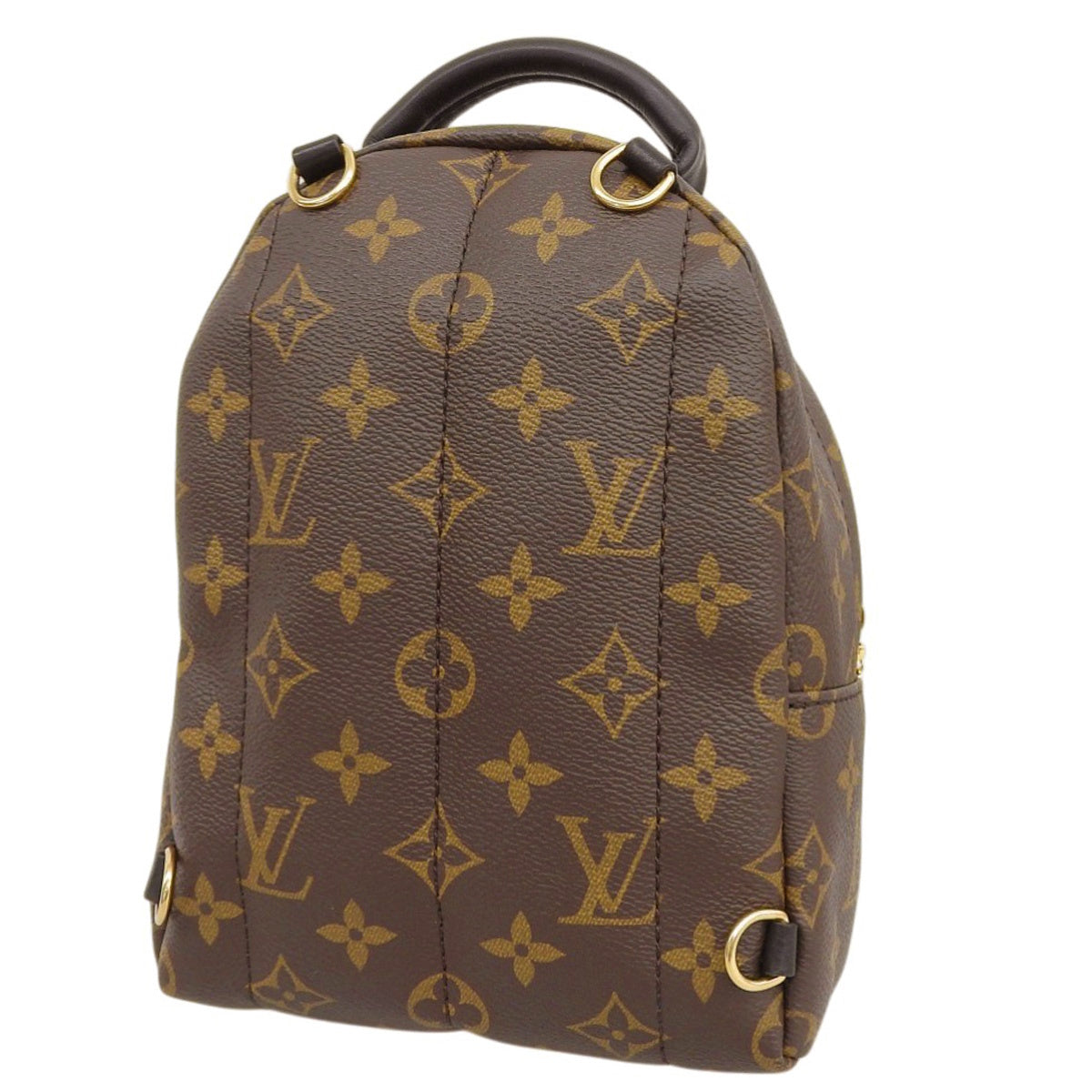 Monogram Palms Springs 双肩包 MINI 老花帆布 棕色 M44873