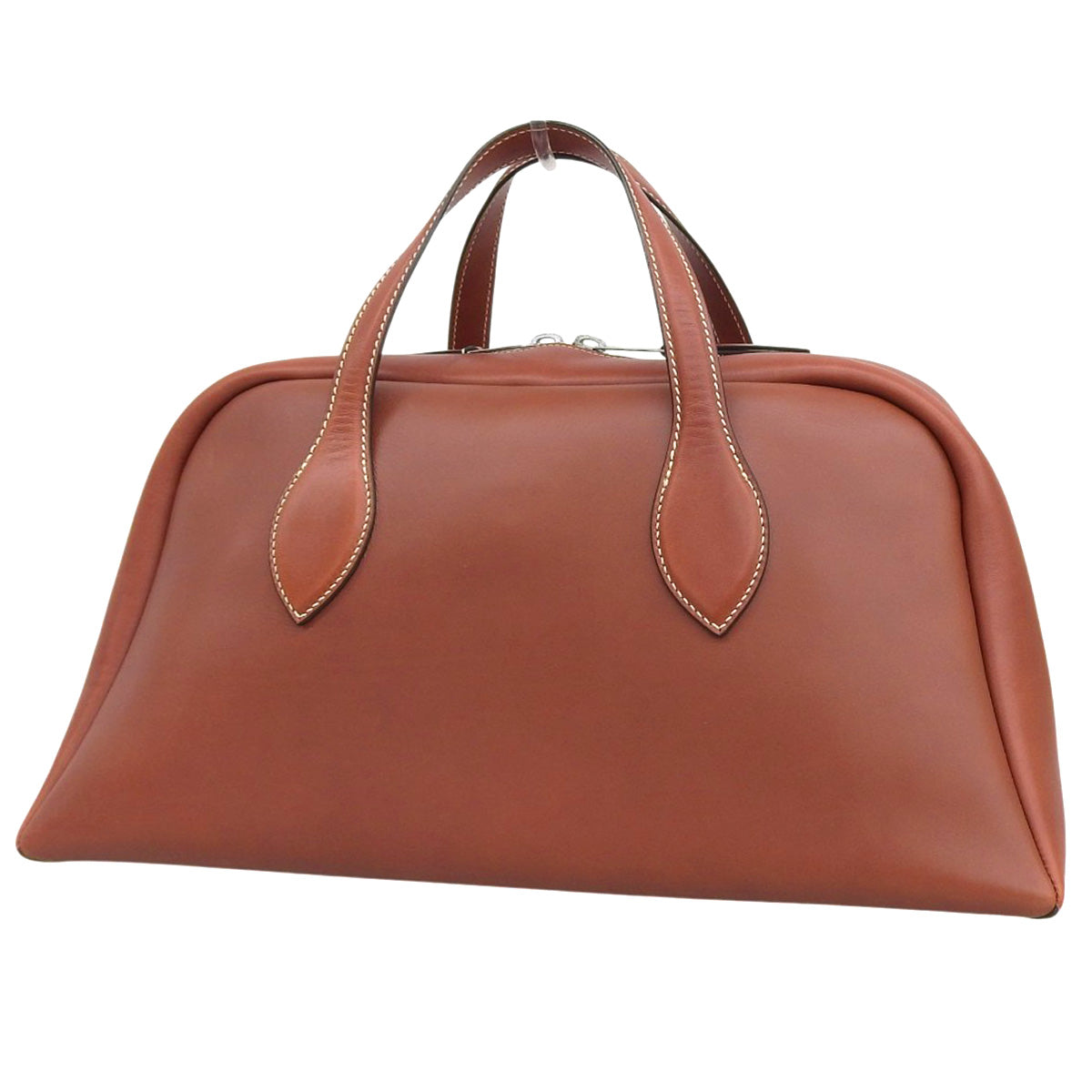 Bowling bag, calfskin, brown