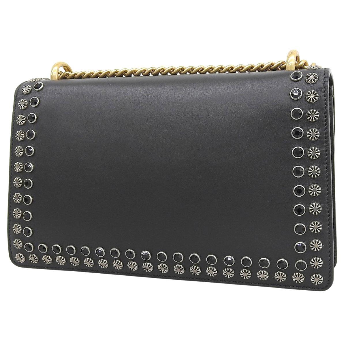 ディオニュソス スモールショルダーバッグ レザー ブラック 400249