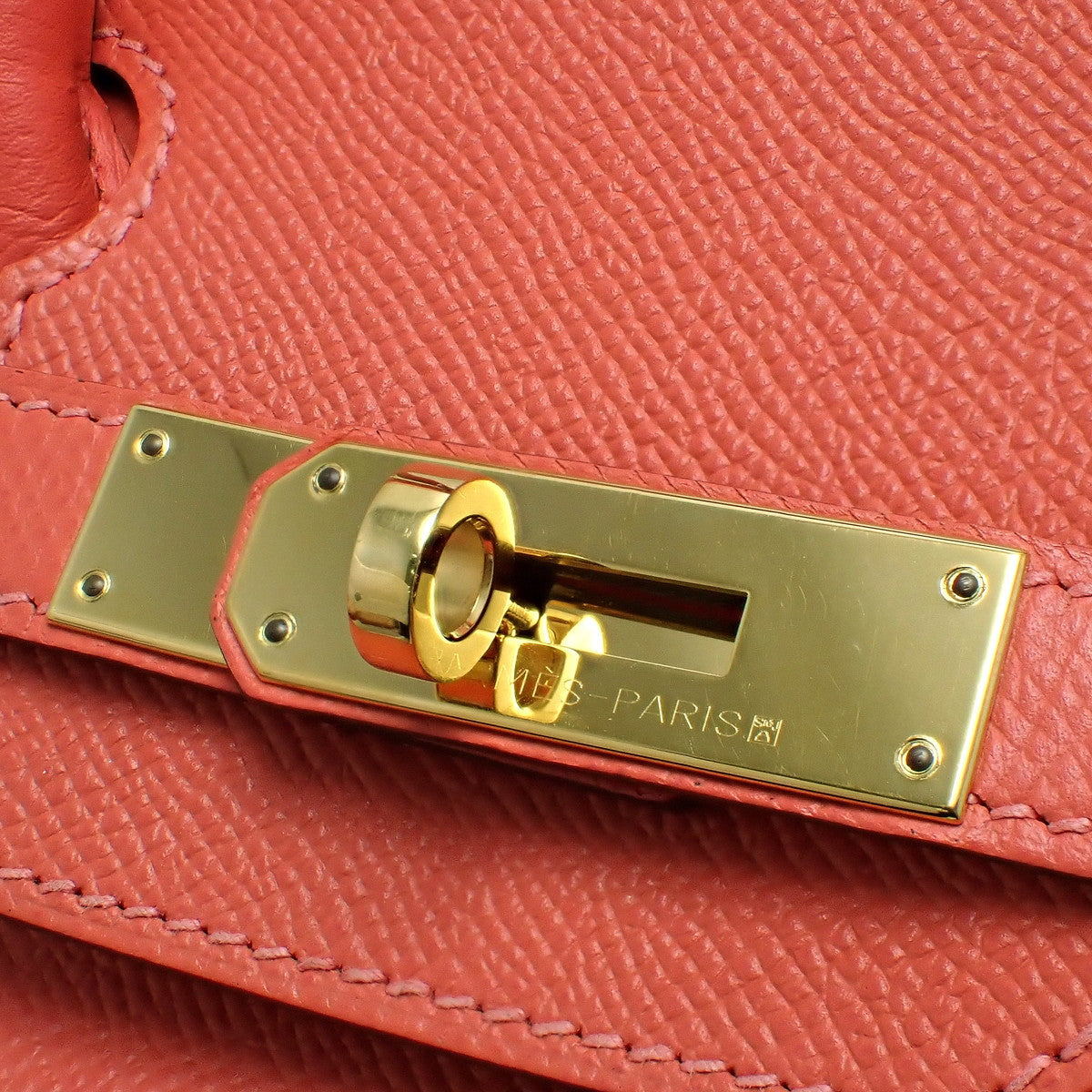 バーキン30 ヴォーエプソン ローズジャイプール ゴールド金具 X刻印