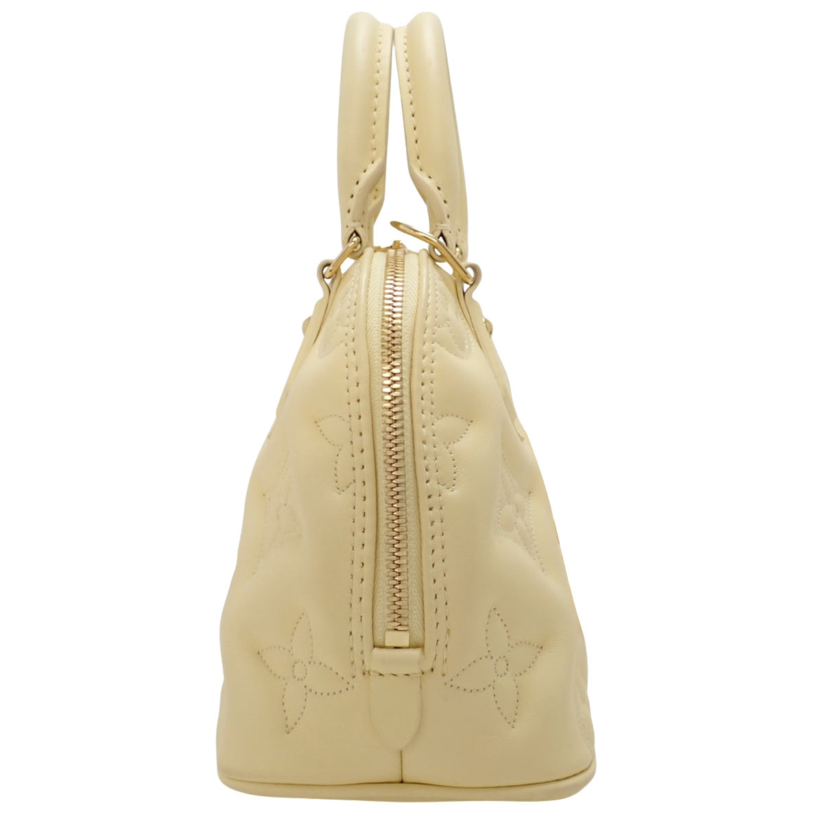 Alma Soft BB Bubble Gram Leather Banana M59821