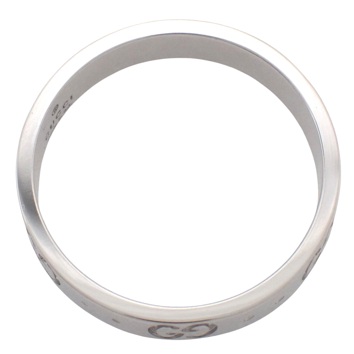 Icon Ring White Gold K18WG 14 3.7g