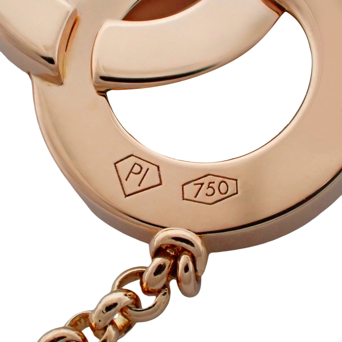 Possession Necklace Diamond Pink Gold K18PG 10.8g