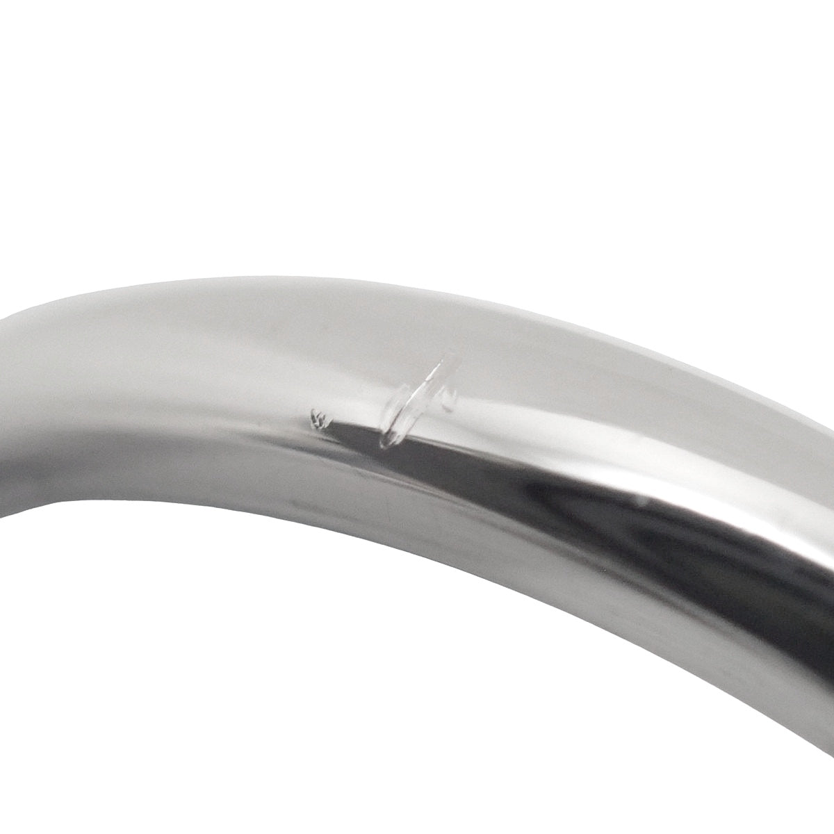 Curved Band Ring Diamond Platinum Pt950 3.0g