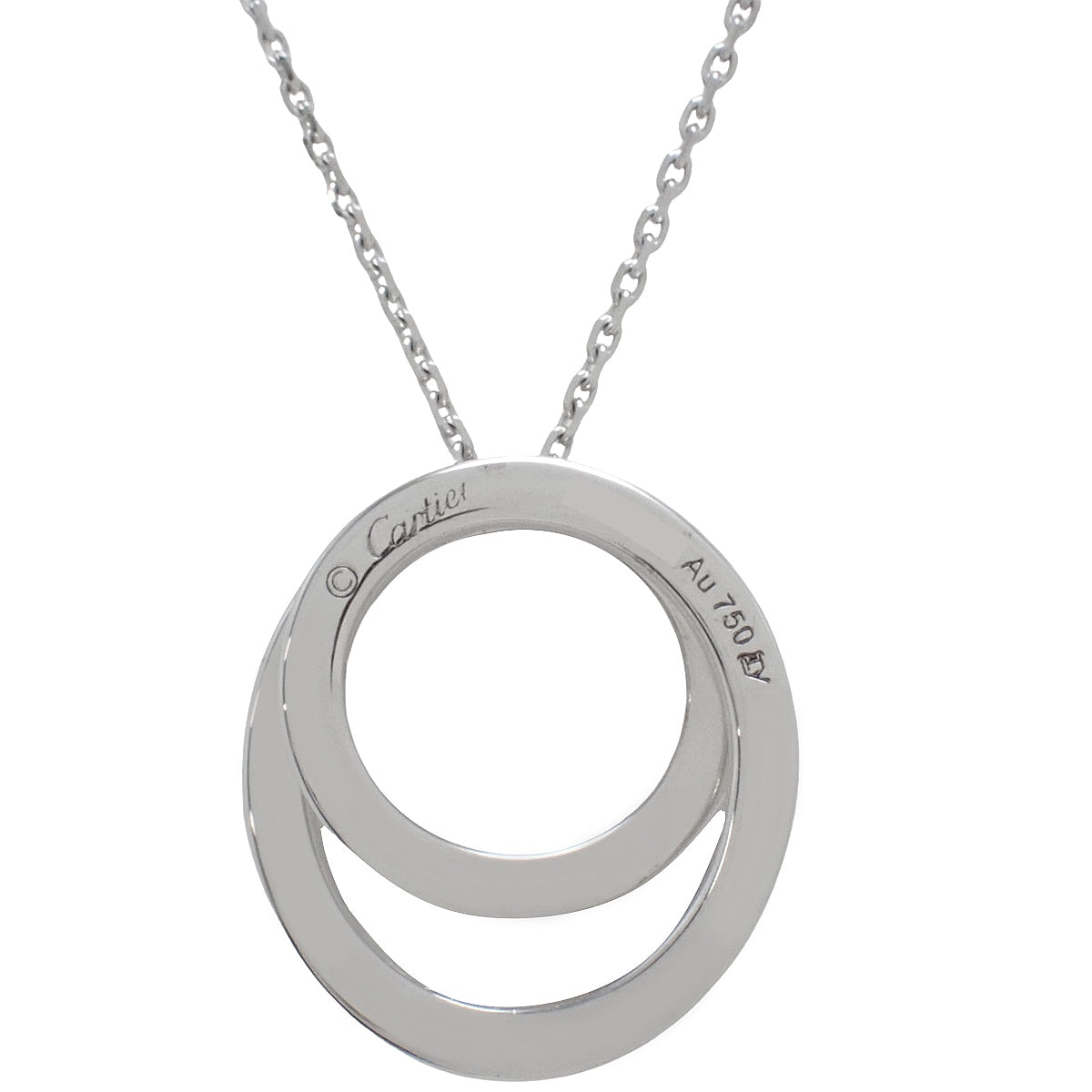 エタンセル ドゥ カルティエ ネックレス ダイヤモンド ホワイトゴールド K18WG 5.9g