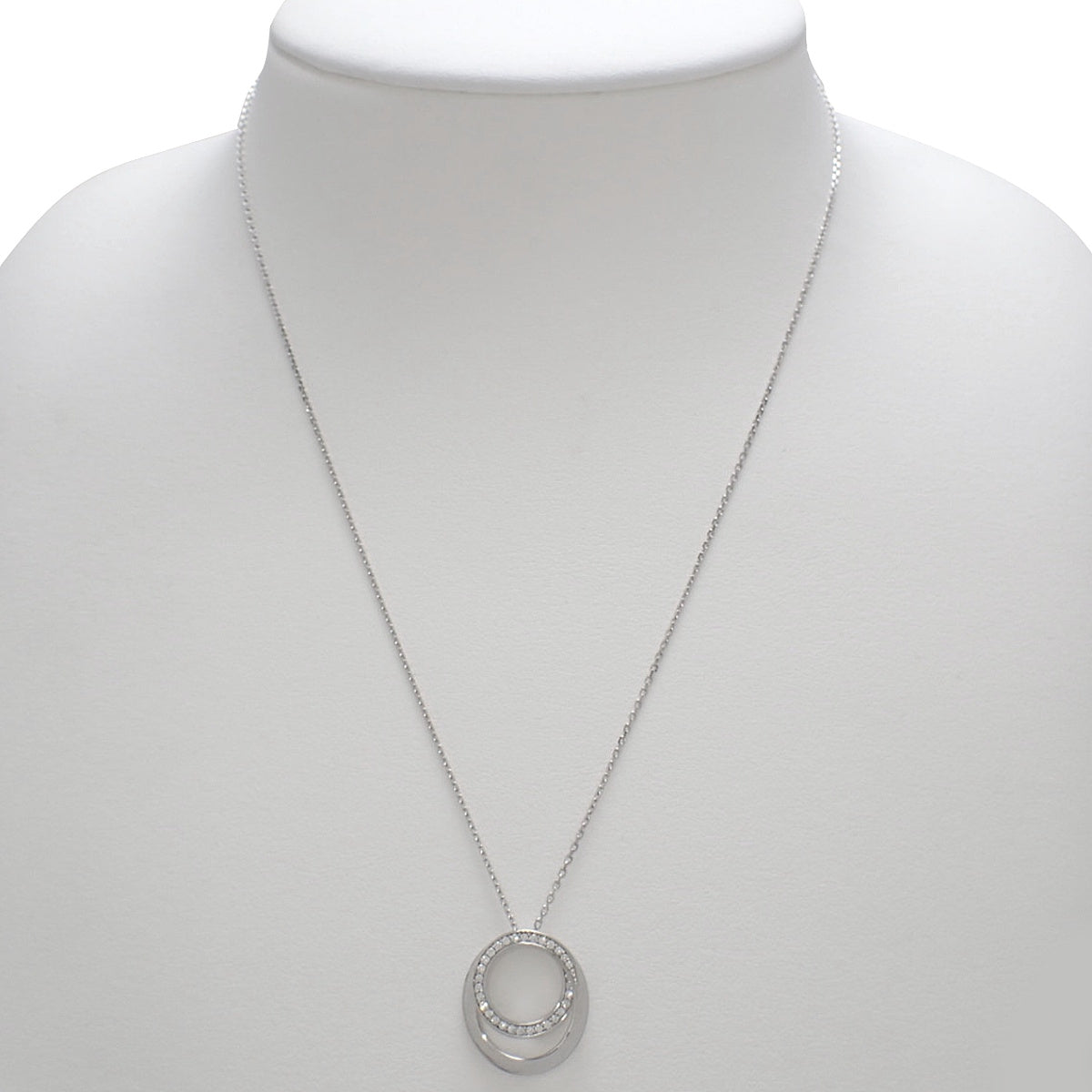 エタンセル ドゥ カルティエ ネックレス ダイヤモンド ホワイトゴールド K18WG 5.9g