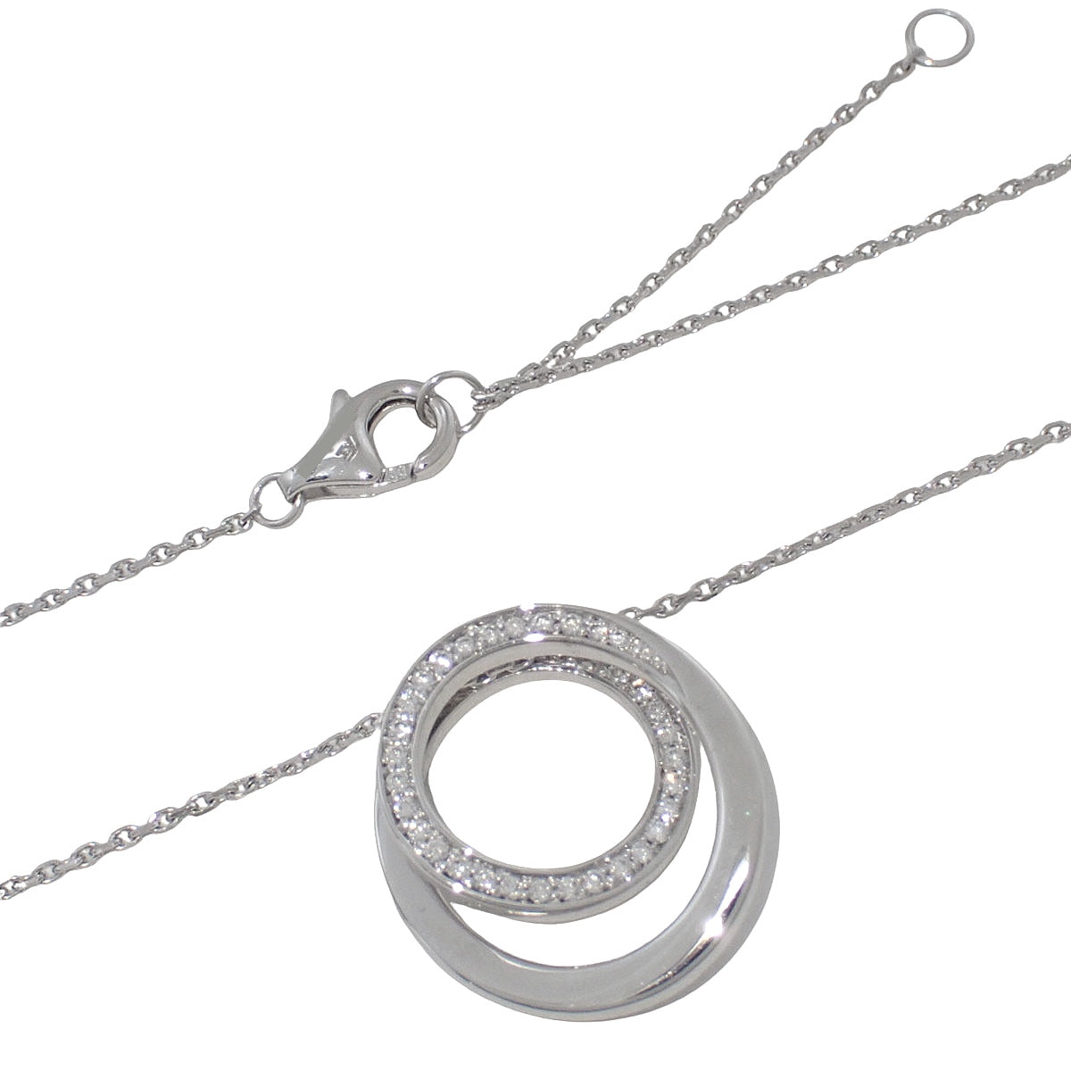 エタンセル ドゥ カルティエ ネックレス ダイヤモンド ホワイトゴールド K18WG 5.9g