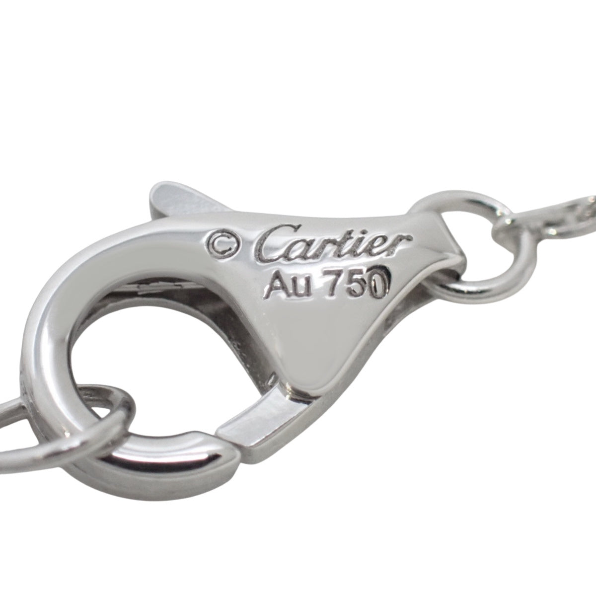 エタンセル ドゥ カルティエ ネックレス ダイヤモンド ホワイトゴールド K18WG 5.9g
