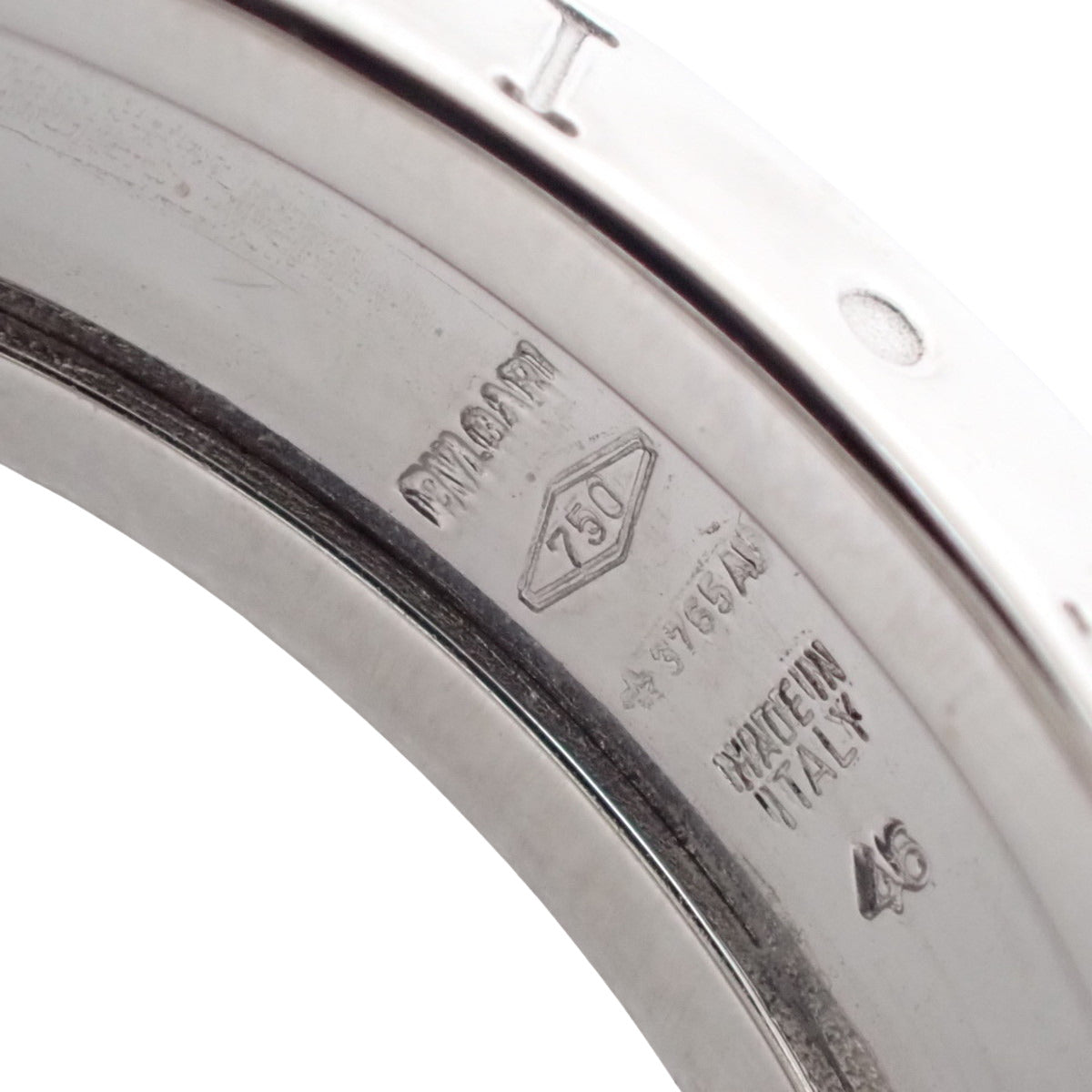 ビー・ゼロワン リング ホワイトゴールド K18WG 46 5.2g