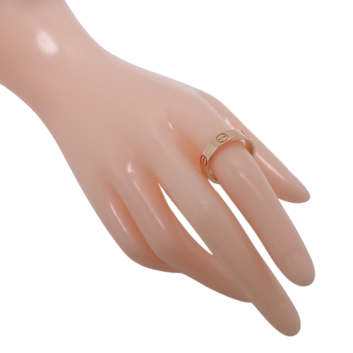 LOVE リング ピンクゴールド K18PG 7.4g