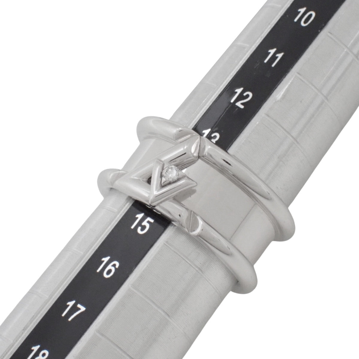 リング LV ヴォルト ワン ダイヤモンド ホワイトゴールド K18WG 54 11.1g