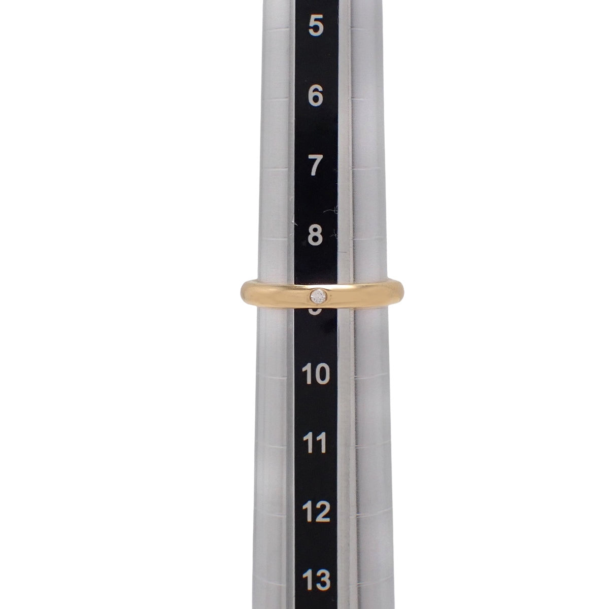 バンドリング ダイヤモンド イエローゴールド K18YG 3.9g 1PD