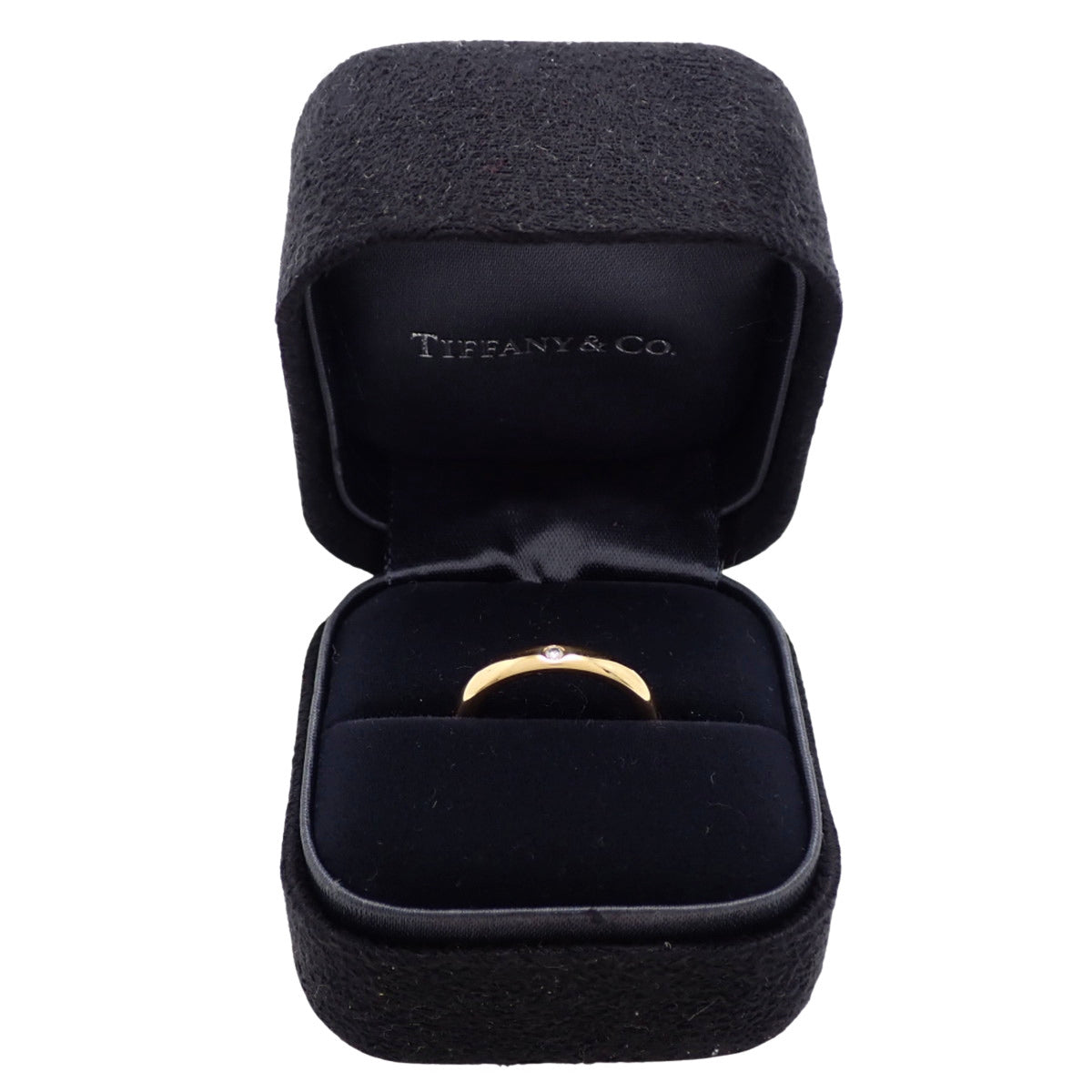 バンドリング ダイヤモンド イエローゴールド K18YG 3.9g 1PD