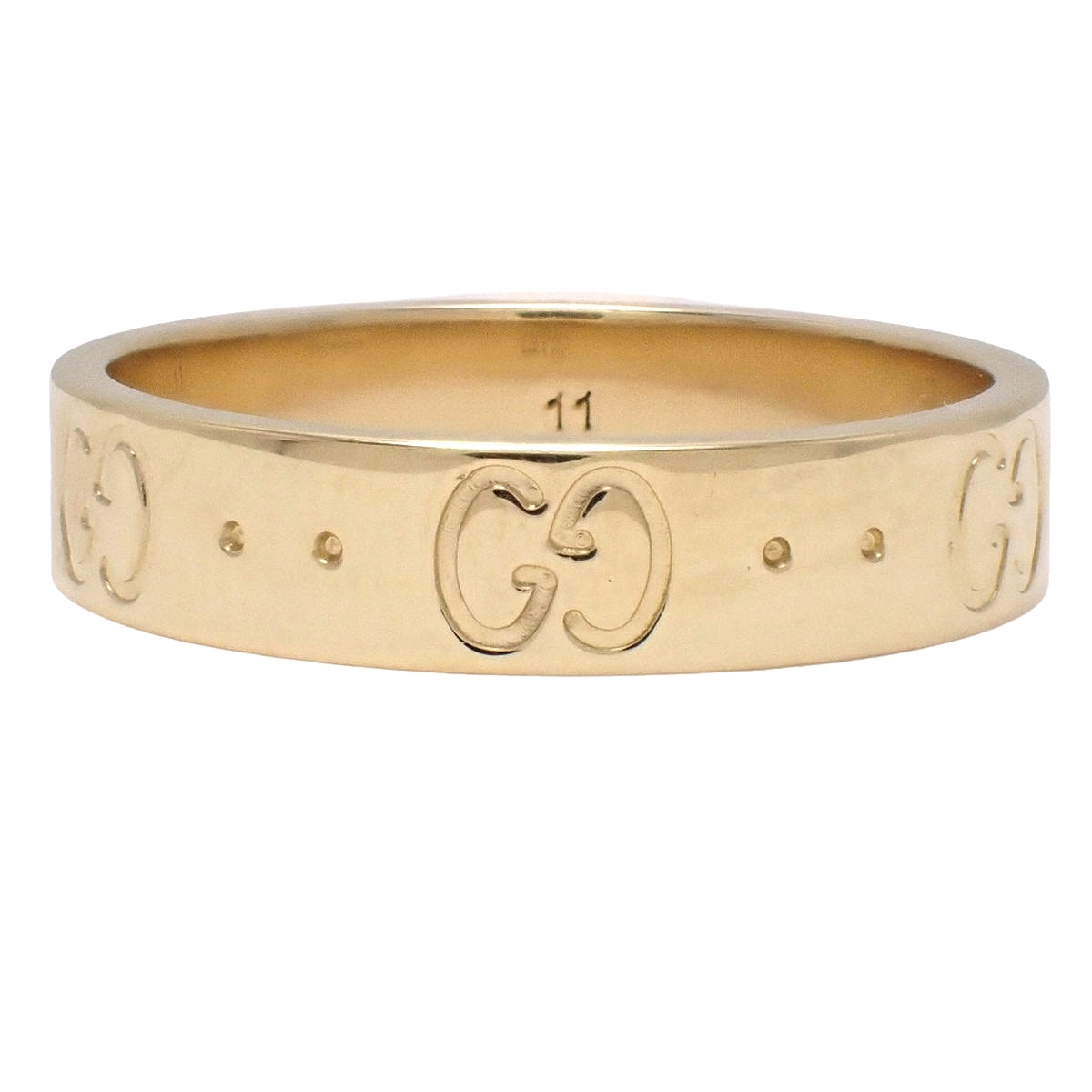 アイコンリング イエローゴールド K18YG 11 3.7g