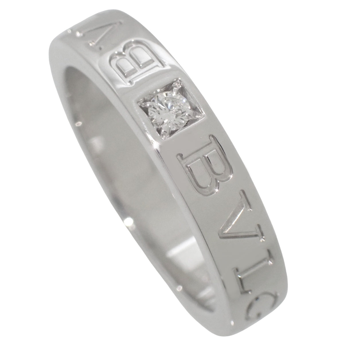 Bvlgari Bvlgari Diamond Ring in White Gold K18WG 6.3g