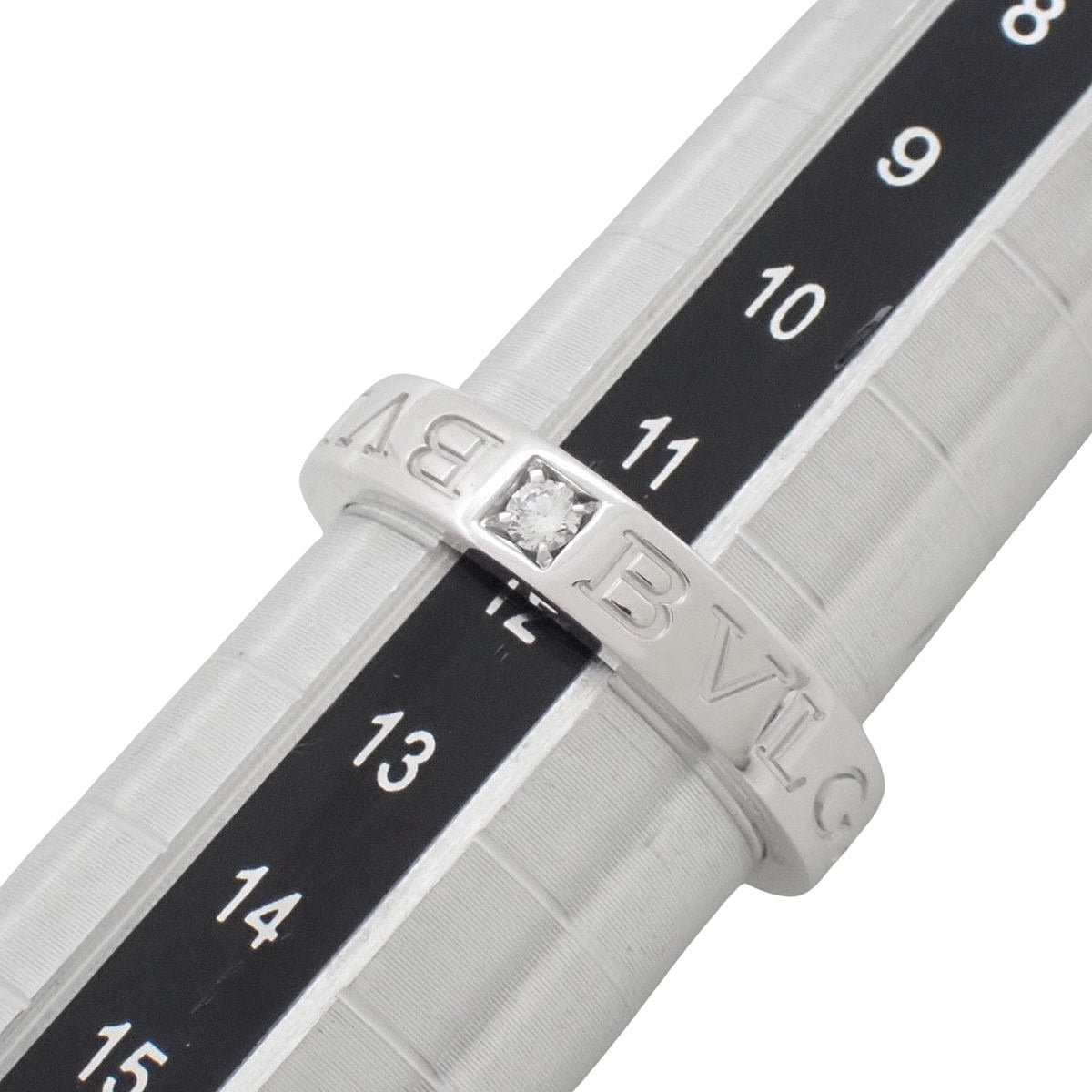 宝格丽Bvlgari Bvlgari戒指 钻石 白金 K18WG 6.3克