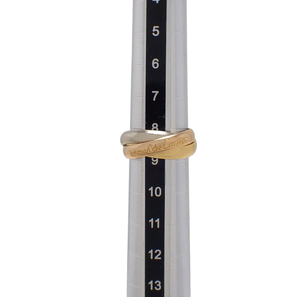 les must de Cartier Trinity Ring K18YG K18PG K18WG 7.1g