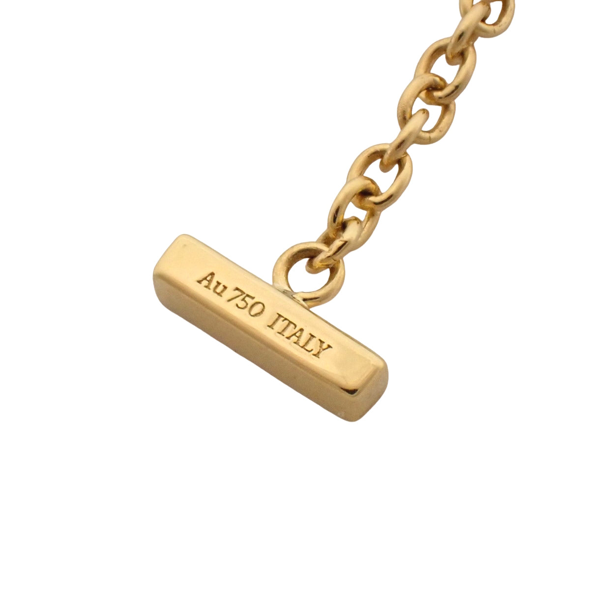 T スマイル ブレスレット イエローゴールド K18YG 2.5g