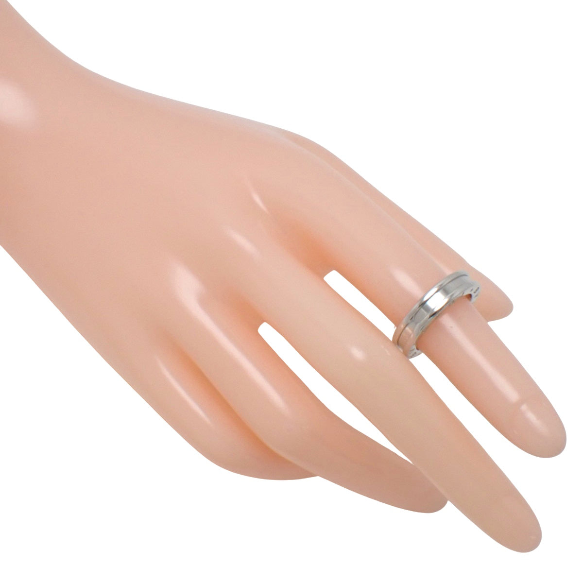 ビー・ゼロワン リング ホワイトゴールド K18WG 9(49)号 6.0g