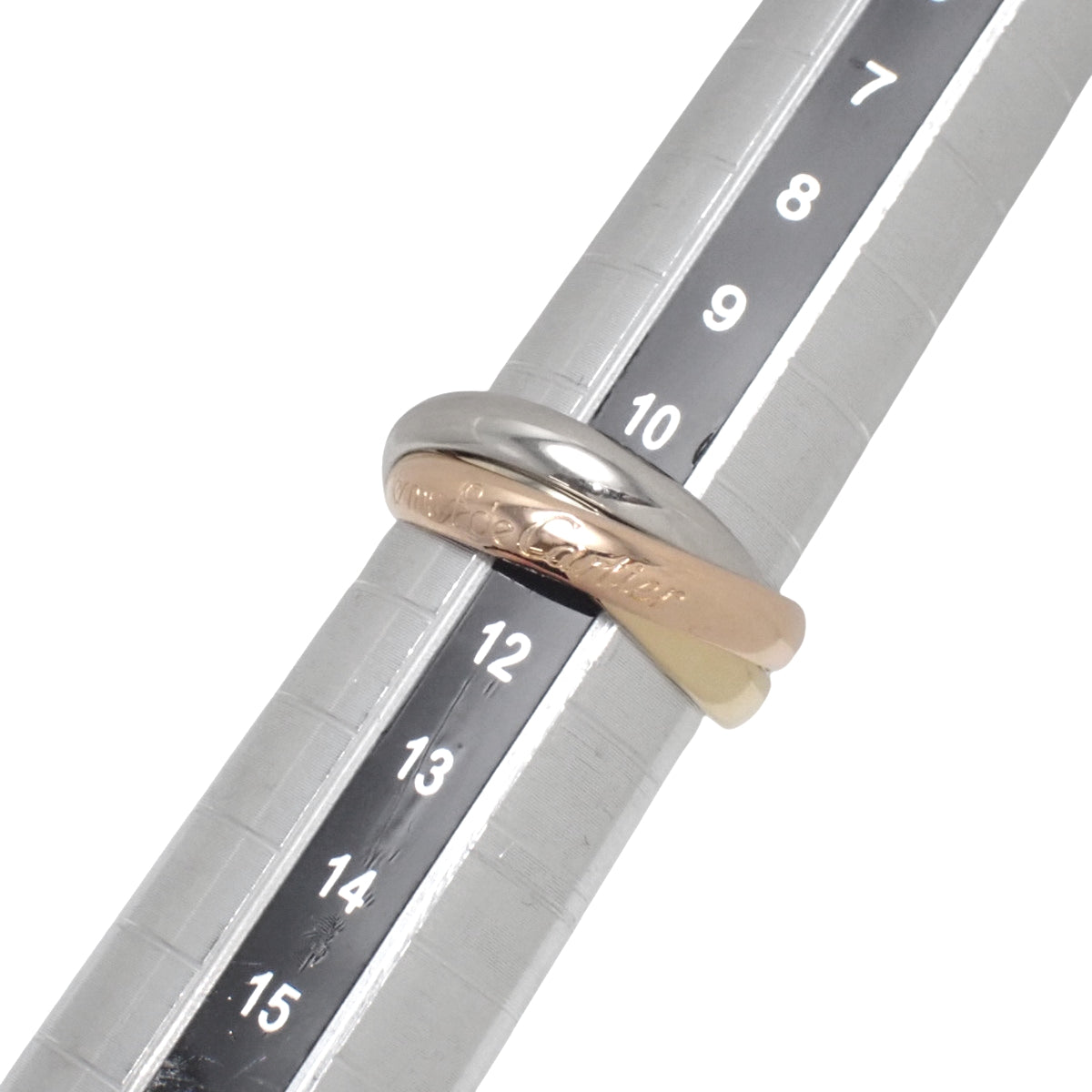 les must de Cartier トリニティ リング K18YG PG WG 51 7.0g