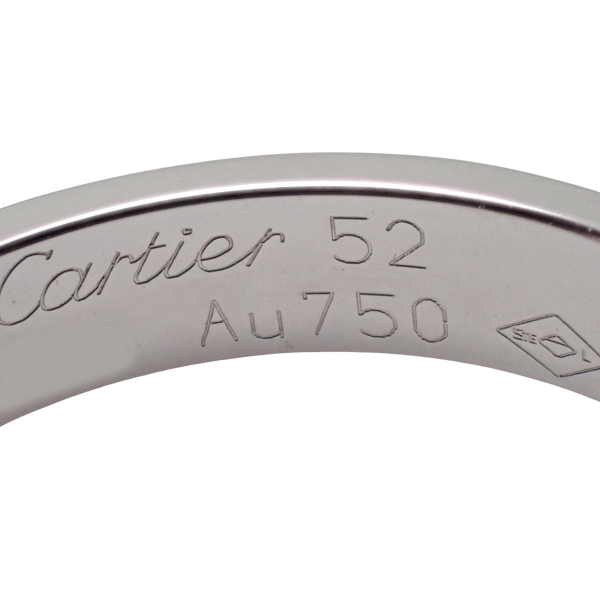 LOVE 戒指 小号款 白金 K18WG 52 3.3克