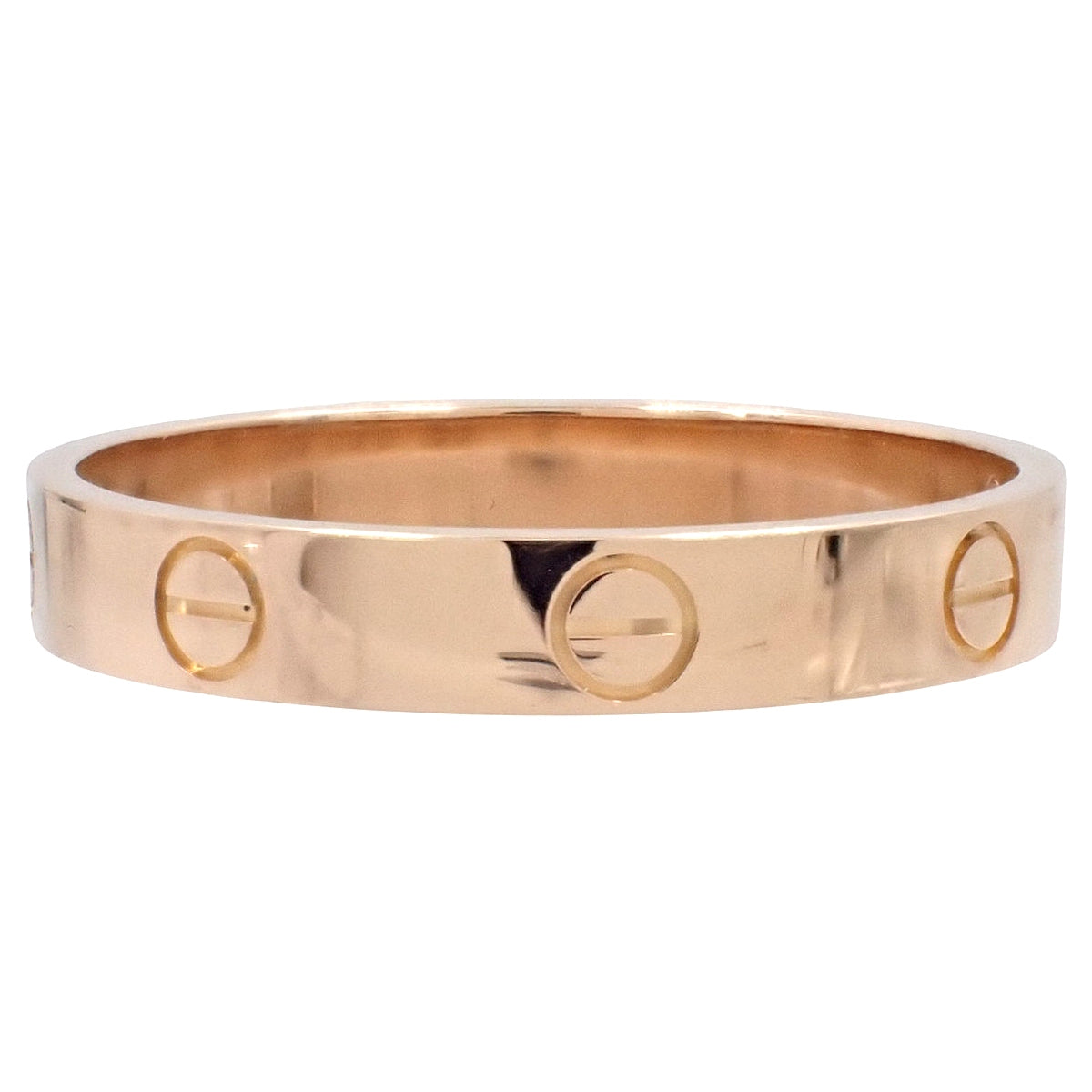 LOVE ring, small model, pink gold, K18PG, size 22 (US 10), 4.0g