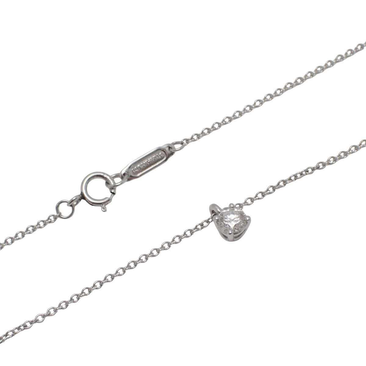 Solitaire Diamond Pendant D0.21 Platinum Pt950 2.3g 1PD