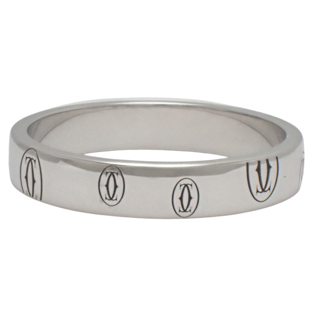 Happy Birthday Ring, White Gold (K18WG), Size 59, 5.7g