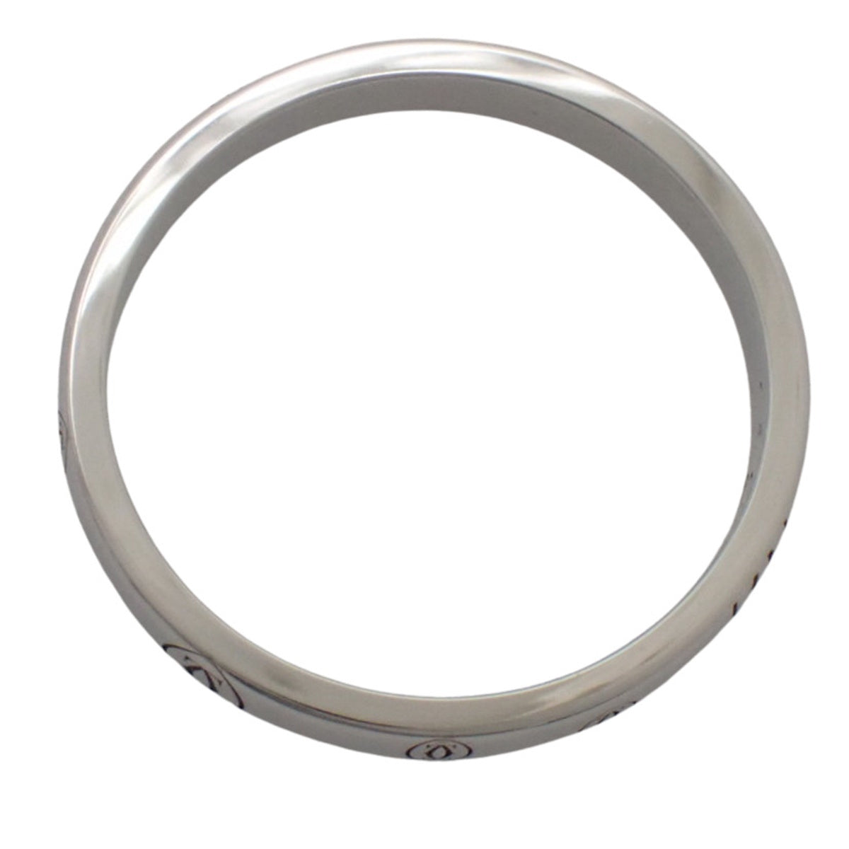 Happy Birthday Ring, White Gold (K18WG), Size 59, 5.7g