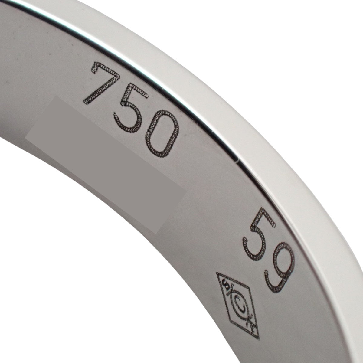 Happy Birthday Ring, White Gold (K18WG), Size 59, 5.7g