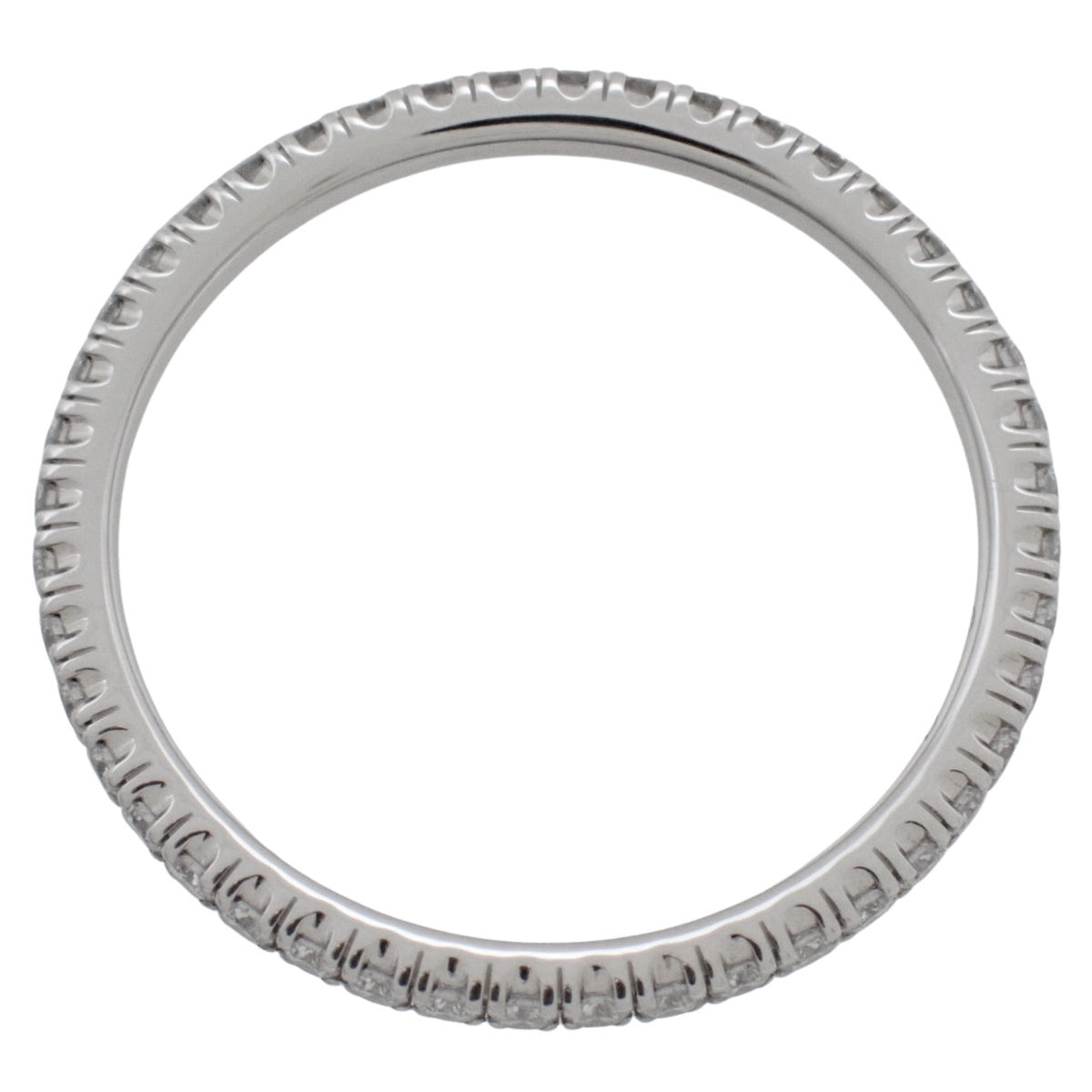 Etincel de Cartier wedding ring with diamonds in white gold, 18K white gold, 1.1g