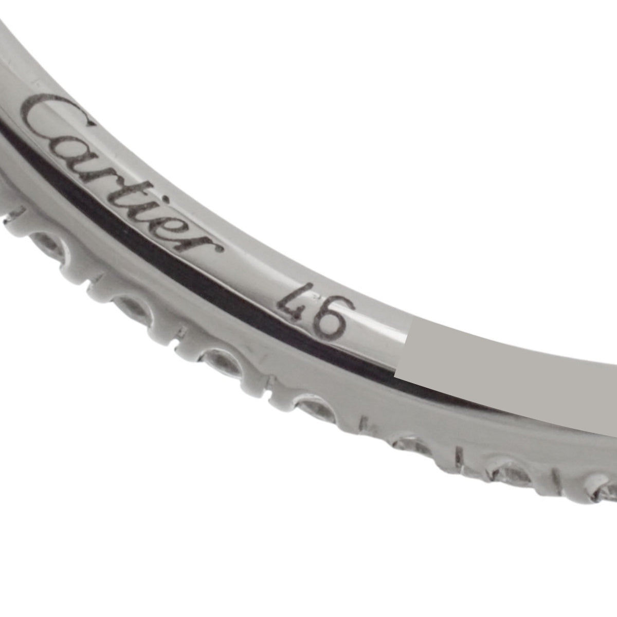 エタンセル ドゥ カルティエ ウェディング リング ダイヤモンド ホワイトゴールド K18WG 1.1g