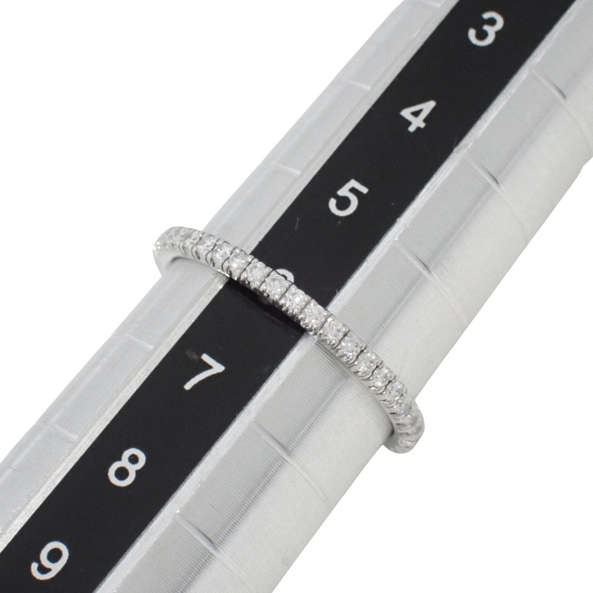Etincel de Cartier wedding ring with diamonds in white gold, 18K white gold, 1.1g