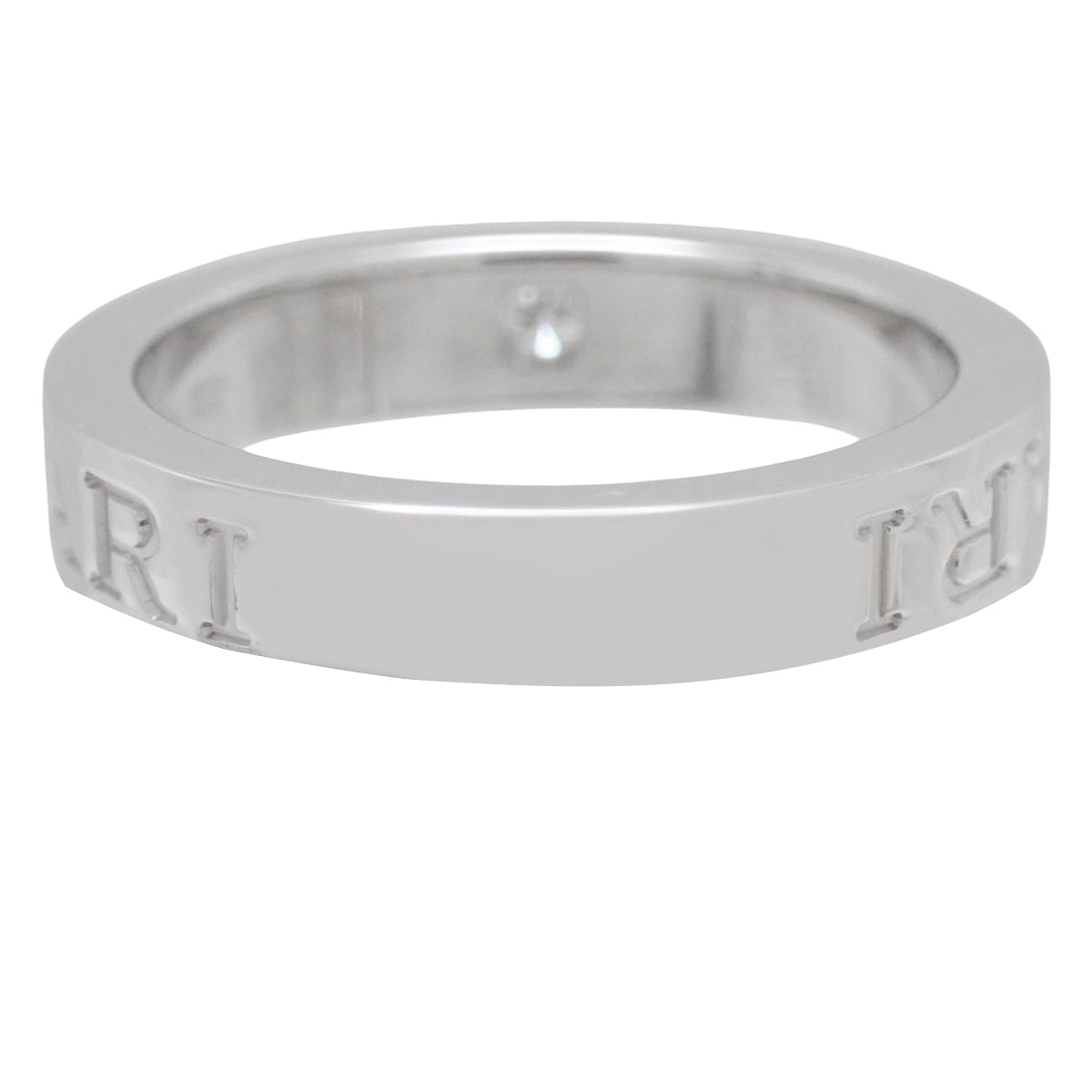 ブルガリブルガリ リング ダイヤモンド ホワイトゴールド K18WG 10.5(50.5)号 6.2g