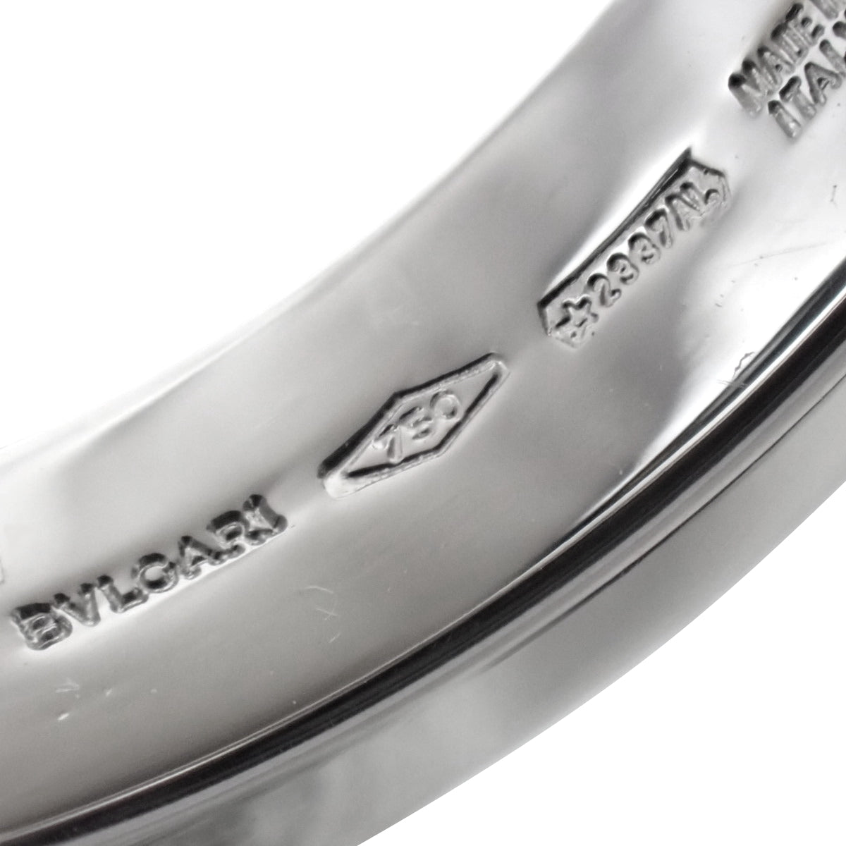 ブルガリブルガリ リング ダイヤモンド ホワイトゴールド K18WG 10.5(50.5)号 6.2g
