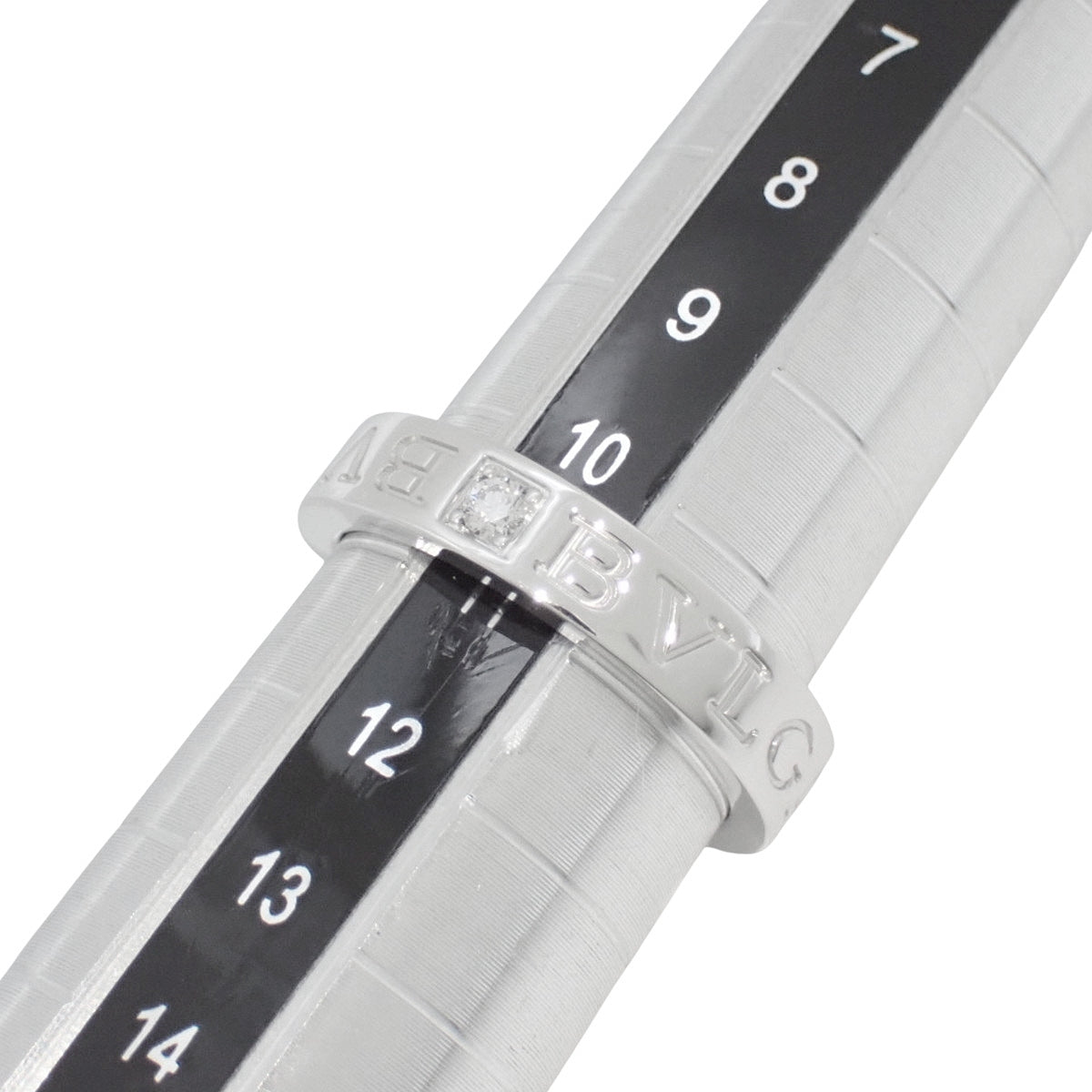宝格丽Bulgari戒指 钻石 白金 K18WG 10.5(50.5)号 6.2g